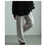 美シルエットを描くセンターシームボンディングワイドパンツ レディース ファッショ… | Sawa a la mode | 詳細画像14