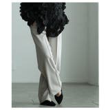 美シルエットを描くセンターシームボンディングワイドパンツ レディース ファッショ… | Sawa a la mode | 詳細画像20