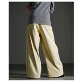 大人スパイス効かすフェイクレザータックワイドパンツ レディース ファッション | Sawa a la mode | 詳細画像7