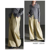 大人スパイス効かすフェイクレザータックワイドパンツ レディース ファッション | Sawa a la mode | 詳細画像8