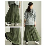 ふわっと軽やかなマジョリカプリーツフレアスカート レディース ファッション | Sawa a la mode | 詳細画像18 