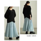 ふわっと軽やかなマジョリカプリーツフレアスカート レディース ファッション | Sawa a la mode | 詳細画像22 