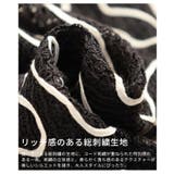 小粋な立体感纏うウェーブコード刺繍イージーワイドパンツ レディース ファッション | Sawa a la mode | 詳細画像13