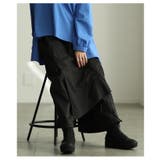 個性が光るドロストレイヤードスカートライクワイドパンツ レディース ファッション | Sawa a la mode | 詳細画像7