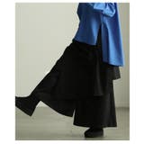 個性が光るドロストレイヤードスカートライクワイドパンツ レディース ファッション | Sawa a la mode | 詳細画像8