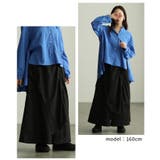 個性が光るドロストレイヤードスカートライクワイドパンツ レディース ファッション | Sawa a la mode | 詳細画像10