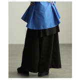 個性が光るドロストレイヤードスカートライクワイドパンツ レディース ファッション | Sawa a la mode | 詳細画像12