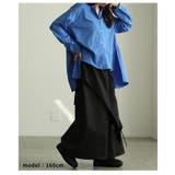 個性が光るドロストレイヤードスカートライクワイドパンツ レディース ファッション | Sawa a la mode | 詳細画像13