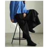 個性が光るドロストレイヤードスカートライクワイドパンツ レディース ファッション | Sawa a la mode | 詳細画像16