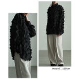 ひらりと揺れる立体ハニカムシアーシャツ レディース ファッション | Sawa a la mode | 詳細画像15