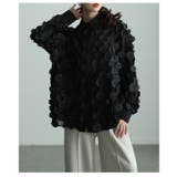 ひらりと揺れる立体ハニカムシアーシャツ レディース ファッション | Sawa a la mode | 詳細画像22