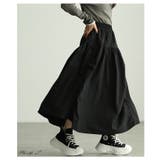シルエットで魅せるパネル切替変形ギャザースカート レディース ファッション | Sawa a la mode | 詳細画像2 