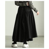 シルエットで魅せるパネル切替変形ギャザースカート レディース ファッション | Sawa a la mode | 詳細画像10 