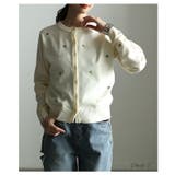 気分華やぐミニ刺繍クルーネックカーディガン レディース トップス | Sawa a la mode | 詳細画像2 