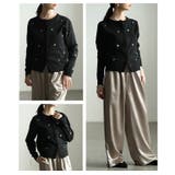 気分華やぐミニ刺繍クルーネックカーディガン レディース トップス | Sawa a la mode | 詳細画像17 