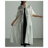 軽やかな風をはらむウエストドロストシアーロングシャツ レディース ファッション | Sawa a la mode | 詳細画像12 