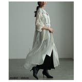 軽やかな風をはらむウエストドロストシアーロングシャツ レディース ファッション | Sawa a la mode | 詳細画像14 