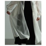 軽やかな風をはらむウエストドロストシアーロングシャツ レディース ファッション | Sawa a la mode | 詳細画像15 