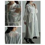 軽やかな風をはらむウエストドロストシアーロングシャツ レディース ファッション | Sawa a la mode | 詳細画像17 