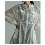 軽やかな風をはらむウエストドロストシアーロングシャツ レディース ファッション | Sawa a la mode | 詳細画像18 