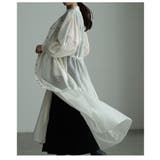 軽やかな風をはらむウエストドロストシアーロングシャツ レディース ファッション | Sawa a la mode | 詳細画像20 