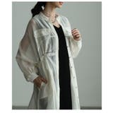 軽やかな風をはらむウエストドロストシアーロングシャツ レディース ファッション | Sawa a la mode | 詳細画像22 