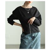 シルエットを操るフロントファスナー2WAYプルオーバー レディース トップス | Sawa a la mode | 詳細画像2 