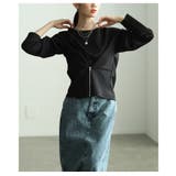 シルエットを操るフロントファスナー2WAYプルオーバー レディース トップス | Sawa a la mode | 詳細画像8 