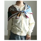 色の重なりで魅せるパネルペイズリープリントスカーフ レディース スカーフ | Sawa a la mode | 詳細画像14