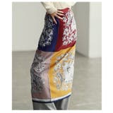 色の重なりで魅せるパネルペイズリープリントスカーフ レディース スカーフ | Sawa a la mode | 詳細画像16