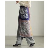 色の重なりで魅せるパネルペイズリープリントスカーフ レディース スカーフ | Sawa a la mode | 詳細画像19