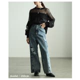 透け感で魅せるシアードッキングプルオーバー レディース トップス | Sawa a la mode | 詳細画像7 