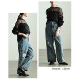 透け感で魅せるシアードッキングプルオーバー レディース トップス | Sawa a la mode | 詳細画像10 