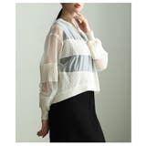 透け感で魅せるシアードッキングプルオーバー レディース トップス | Sawa a la mode | 詳細画像15 