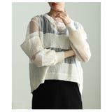 透け感で魅せるシアードッキングプルオーバー レディース トップス | Sawa a la mode | 詳細画像18 