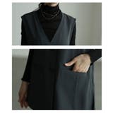 重ねて楽しむツイルジレ＆チュールジレアンサンブル レディース ファッション | Sawa a la mode | 詳細画像5 