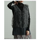 重ねて楽しむツイルジレ＆チュールジレアンサンブル レディース ファッション | Sawa a la mode | 詳細画像8 