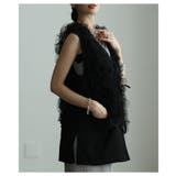 重ねて楽しむツイルジレ＆チュールジレアンサンブル レディース ファッション | Sawa a la mode | 詳細画像14 