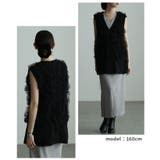 重ねて楽しむツイルジレ＆チュールジレアンサンブル レディース ファッション | Sawa a la mode | 詳細画像15 