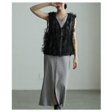 重ねて楽しむツイルジレ＆チュールジレアンサンブル レディース ファッション | Sawa a la mode | 詳細画像20 