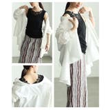 重ねるだけで華やぐ前後2WAYレースネックタンクトップ レディース トップス | Sawa a la mode | 詳細画像17 