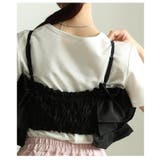 贅沢な立体感描くバックシャーリング撥水フリルビスチェ レディース ファッション | Sawa a la mode | 詳細画像19 