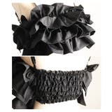 贅沢な立体感描くバックシャーリング撥水フリルビスチェ レディース ファッション | Sawa a la mode | 詳細画像23 