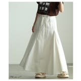 華やかに揺れるコットンデニムフレアゴアスカート レディース ファッション | Sawa a la mode | 詳細画像2 