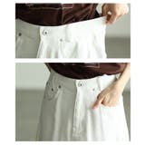 華やかに揺れるコットンデニムフレアゴアスカート レディース ファッション | Sawa a la mode | 詳細画像5 