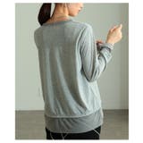 肩肘張らず洒落るチュールレイヤード風異素材カットソー レディース ファッション | Sawa a la mode | 詳細画像7