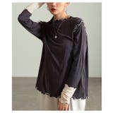 女性らしさ宿る配色スリーブメロウパイピングカットソー レディース ファッション | Sawa a la mode | 詳細画像17