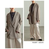 トレンド感溢れるオーバーダブルテーラードジャケット レディース ファッション | Sawa a la mode | 詳細画像9