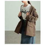 トレンド感溢れるオーバーダブルテーラードジャケット レディース ファッション | Sawa a la mode | 詳細画像18