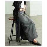 ヴィンテージ感漂うウォッシュ加工ラップデニムナロースカート レディース ファッシ… | Sawa a la mode | 詳細画像7 